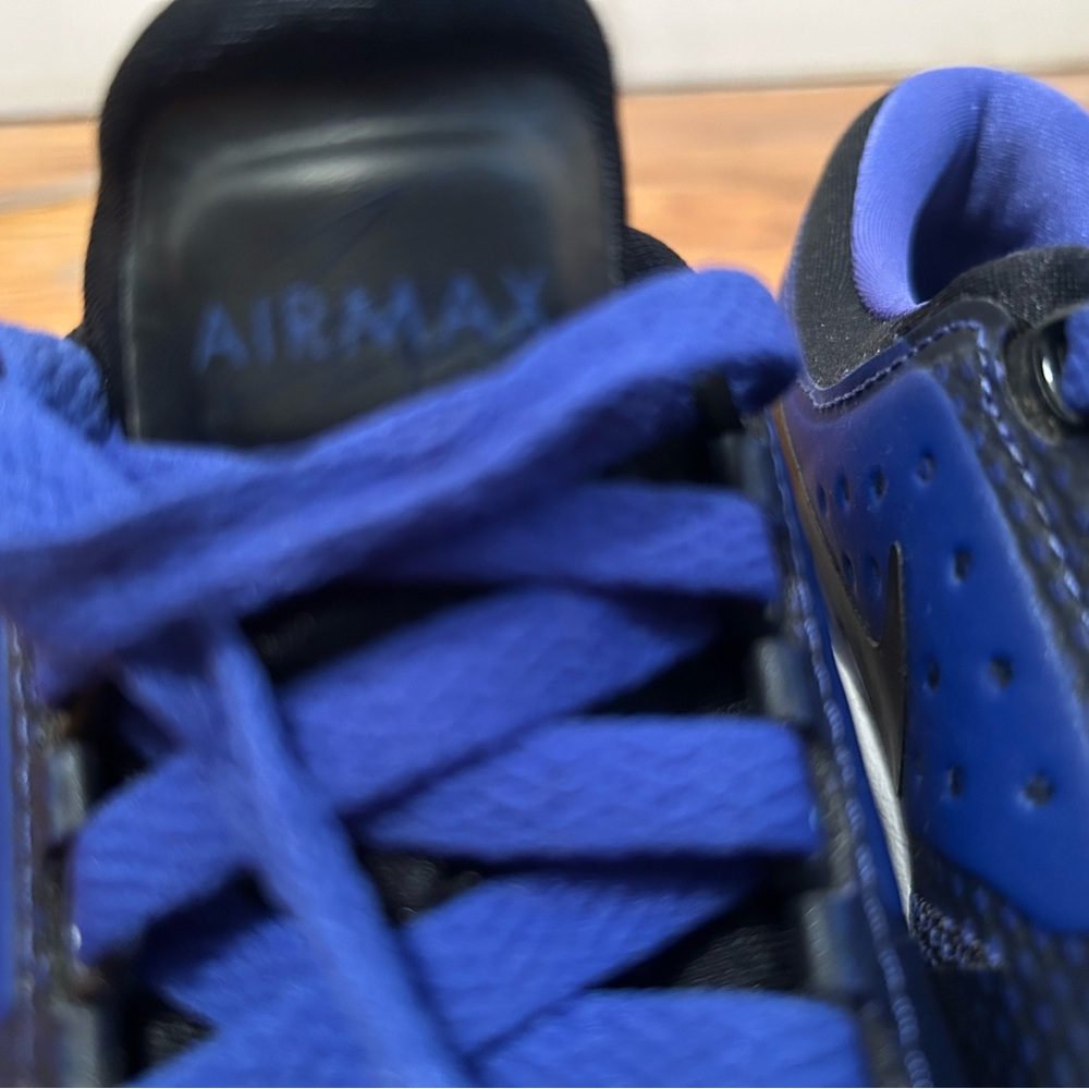 Nike Air Max Blue and Black Sneakers
